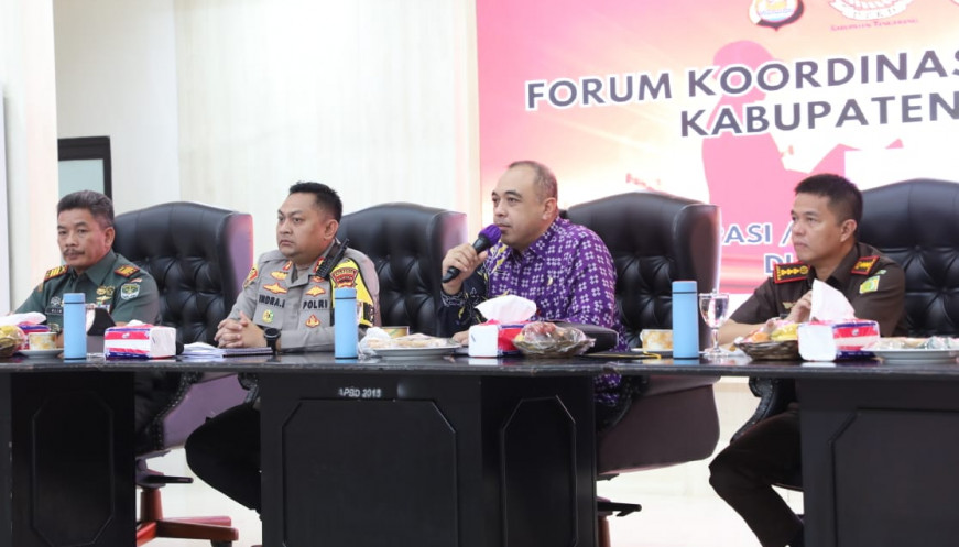 Bupati Zaki Pimpin Rakor Forkopimda Jelang Hari Buruh