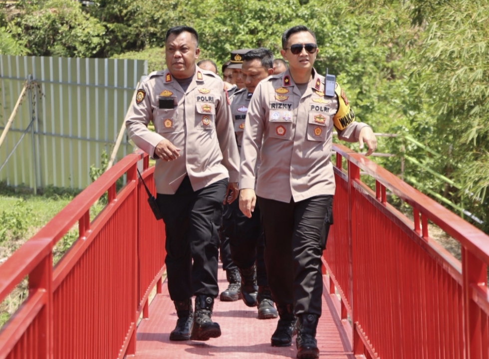 Wakapolres Cirebon Kota Cek Tempat Wisata, Antisipasi Gukamtibmas Jelang Nataru