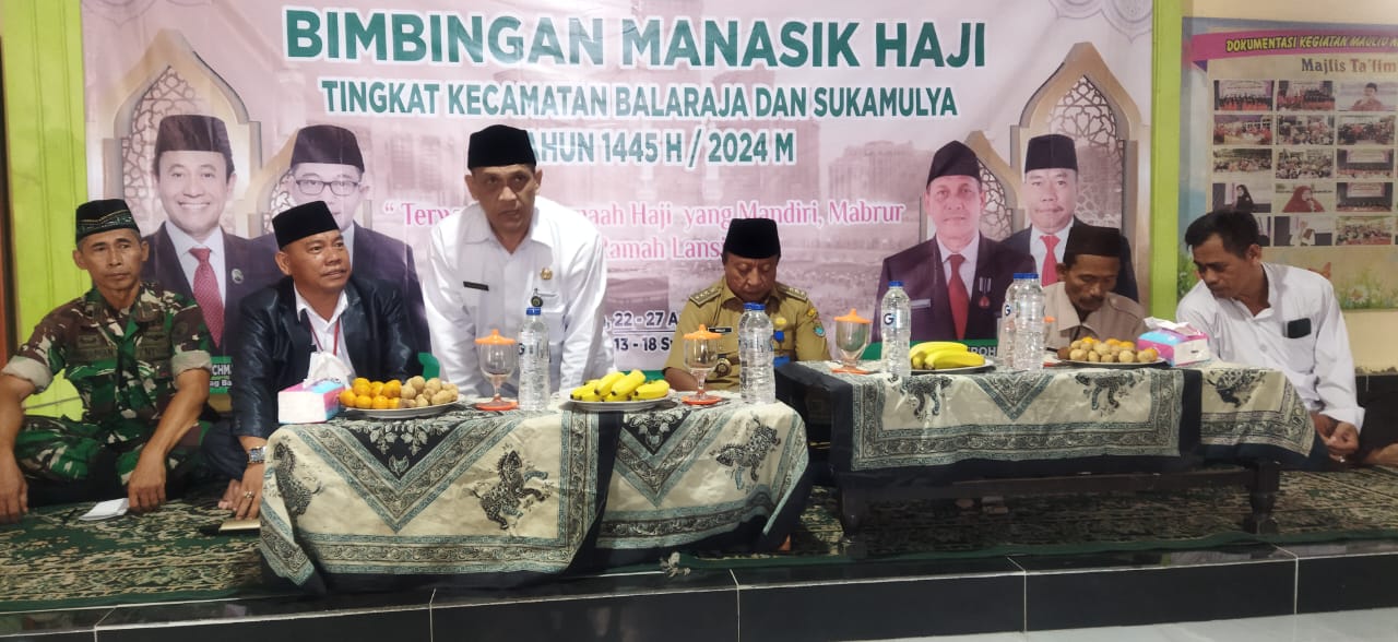 Wakili Danramil 05/Blj, Peltu Hanapian Hadiri Pembukaan Bimbingan Manasik Haji Dua Kecamatan