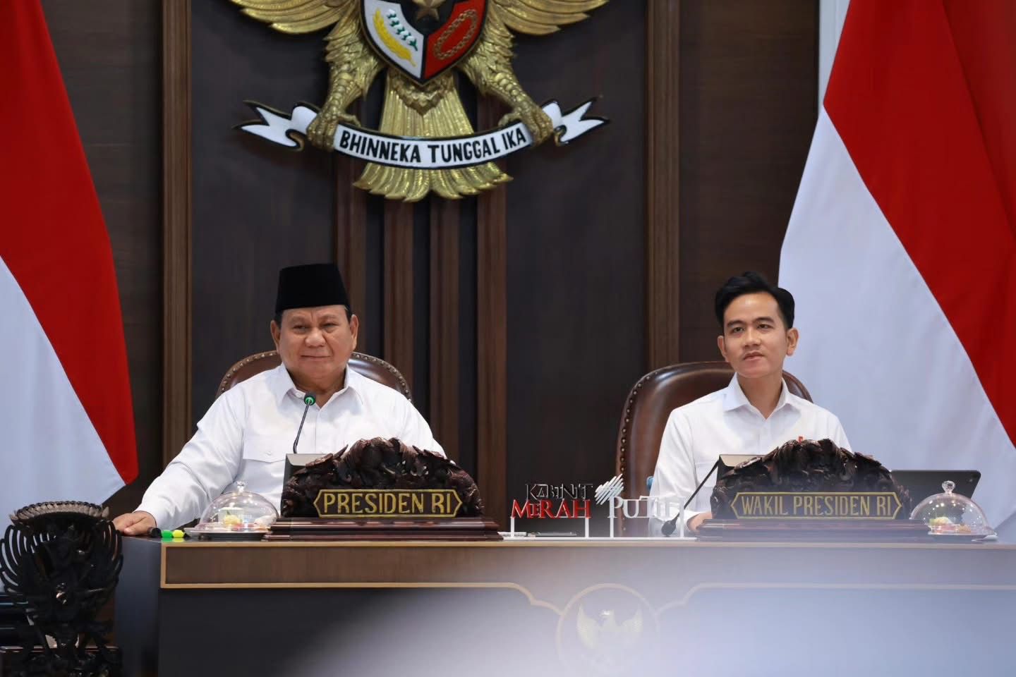Wapres Gibran Hadiri Sidang Kabinet Evaluasi 10 Bulan Pemerintahan
