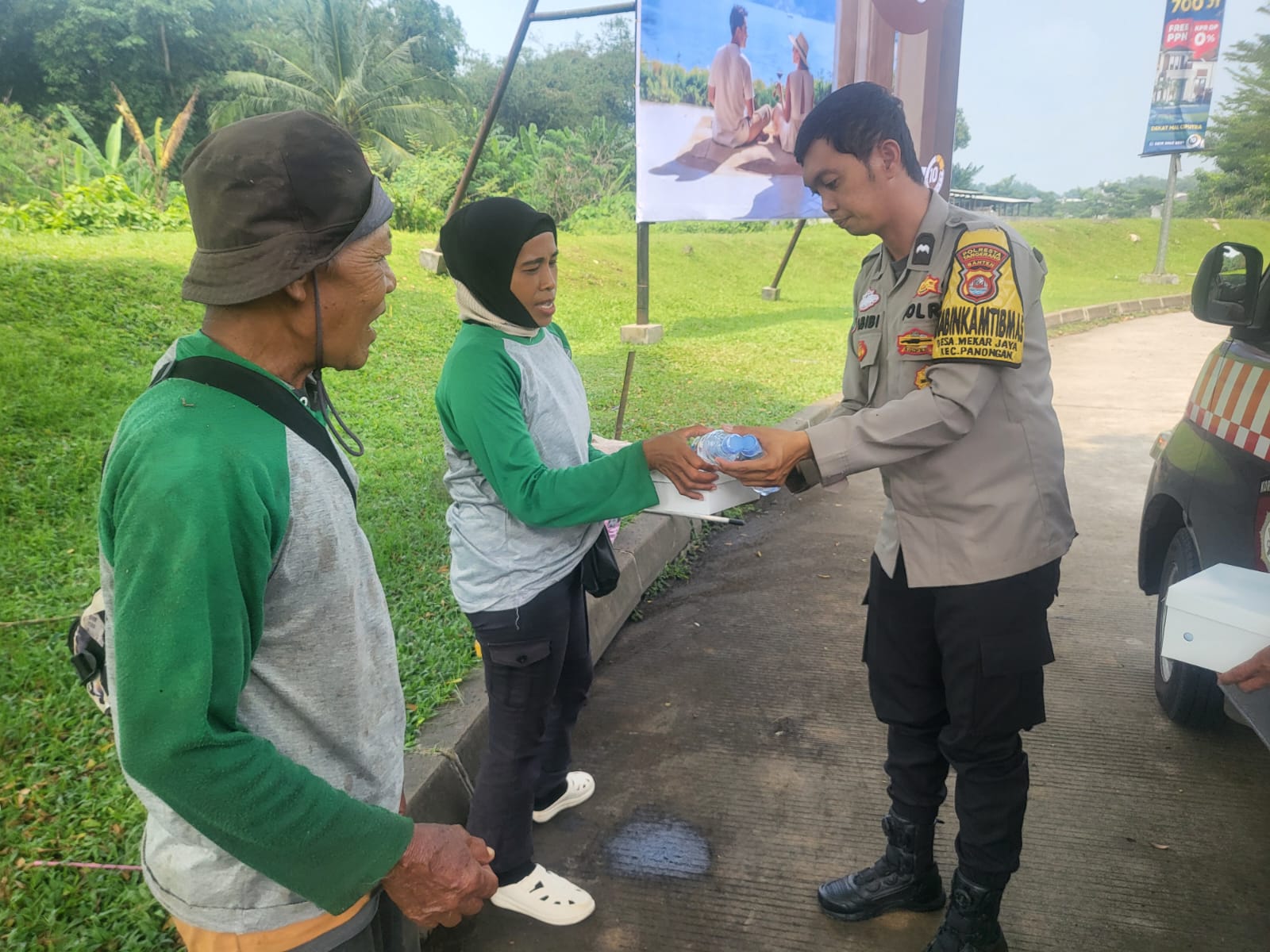 Wujud Polisi Humanis, Polsek Panongan Laksanakan Kamis Berkah