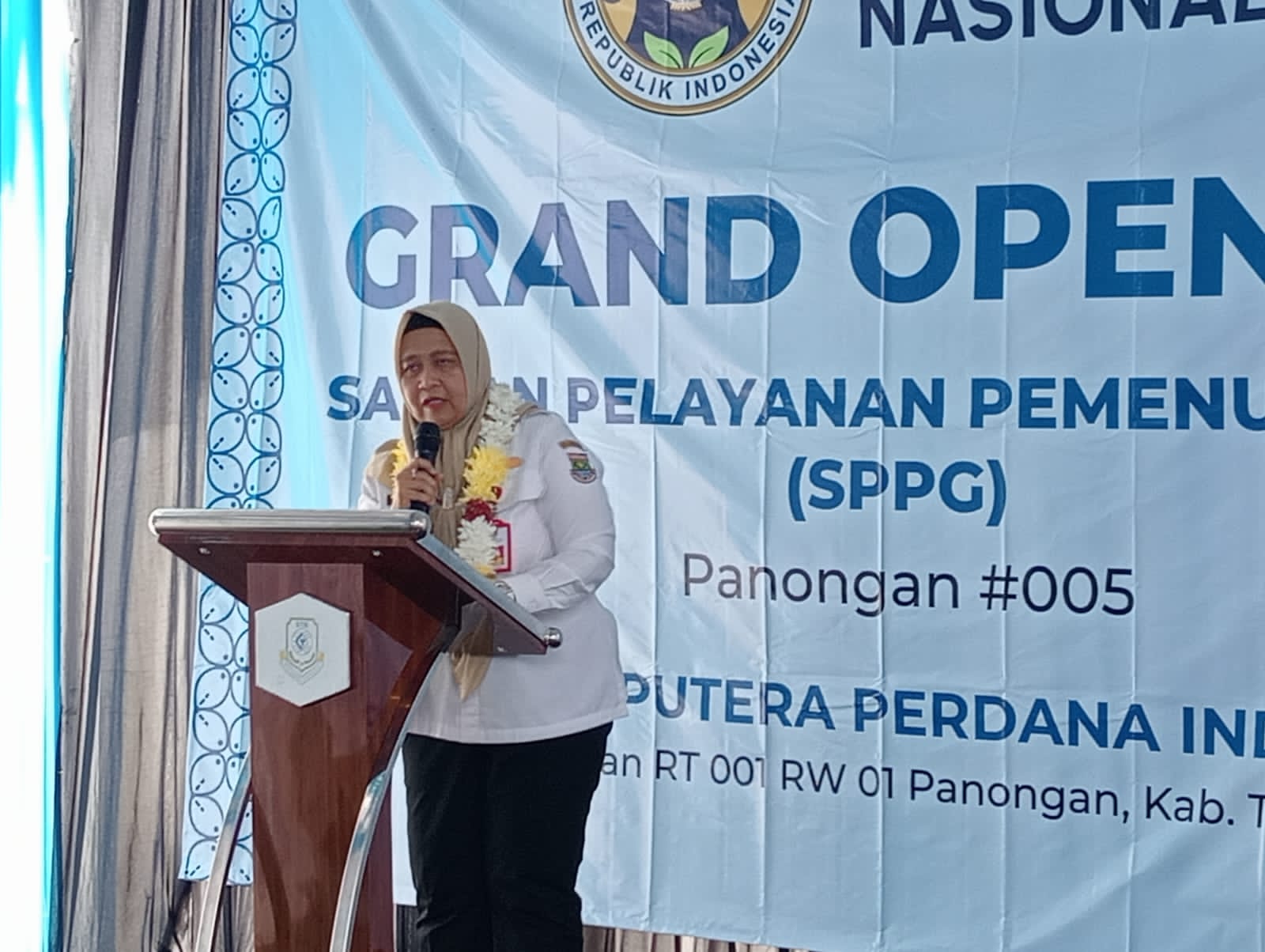 Yayasan Putra Perdana Indonesia Buka Dapur MBG, ini Pesan Bupati Maesyal Rasyid Untuk SPPG 005 Panongan