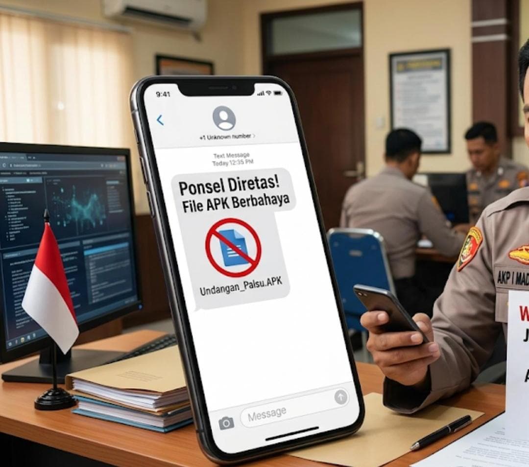 Kapolsek Tigaraksa Jadi Sasaran Peretasan APK, Warga Diminta Waspada Modus Penipuan Digital