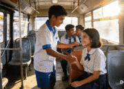 CINTA TERTINGGAL DI BUS