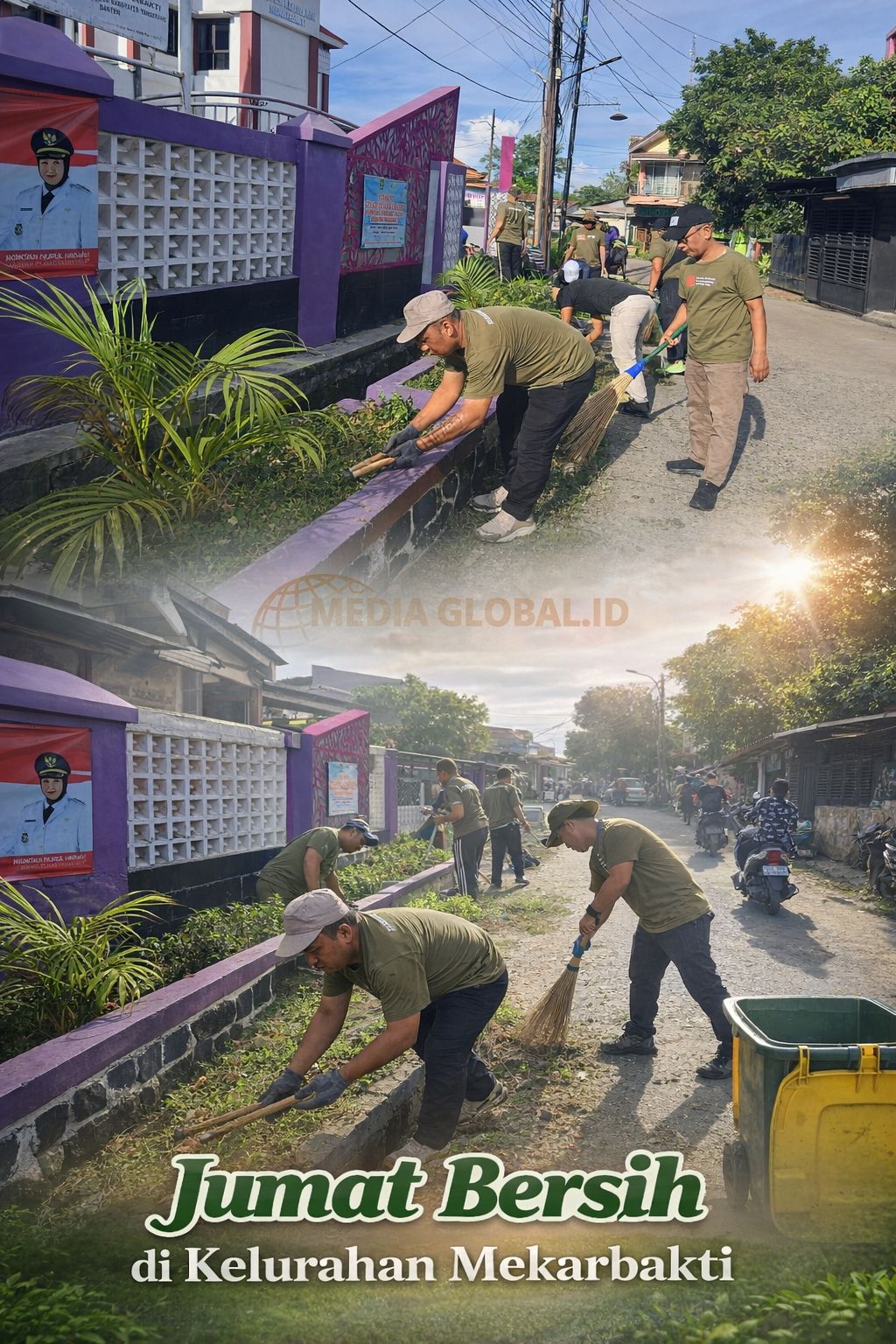 Jumat Bersih di Kelurahan Mekarbakti, Wujud Nyata Kepedulian Lingkungan
