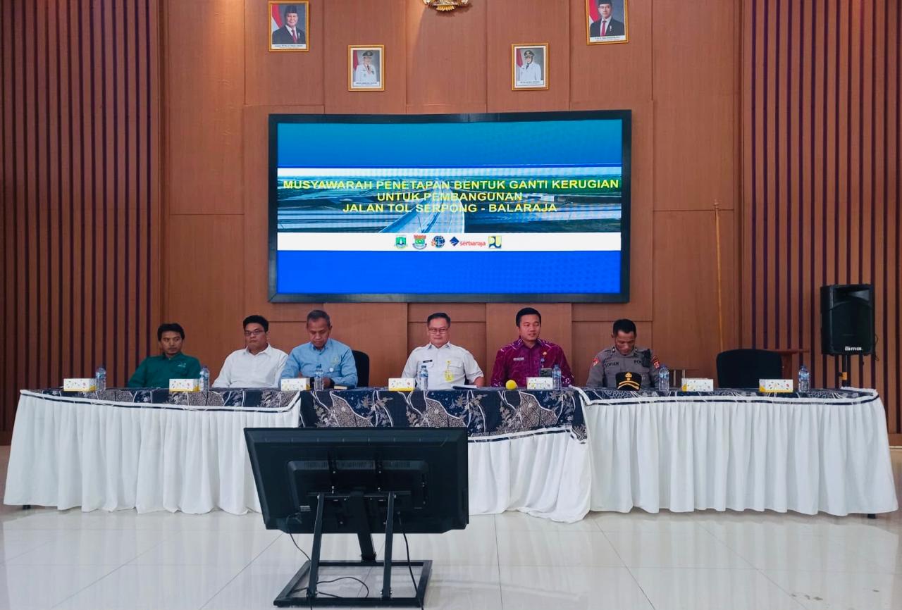 Proyek Tol Serpong–Balaraja Seksi 2A Masuki Tahap Penetapan Ganti Kerugian