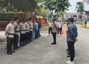 Kapolsek Panongan Pimpin Apel Pengamanan Kunjungan Kerja Panja RUU Komisi VII DPR RI ke Kawasan Industri Milenium