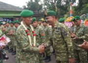 Tradisi Korps Pelepasan Warga Kodim 0510/Tigaraksa, Letkol Inf Yudho Setyono Dilepas Penuh Kehangatan