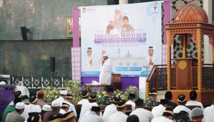 Zikir dan Doa Bersama Warnai Hari Jadi ke-394 Kabupaten Tangerang, Suasana Khidmat Menyelimuti Masjid Al-Amjad